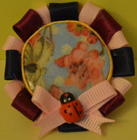 Ref.B0014 - Brooch Labybug Nature Collection